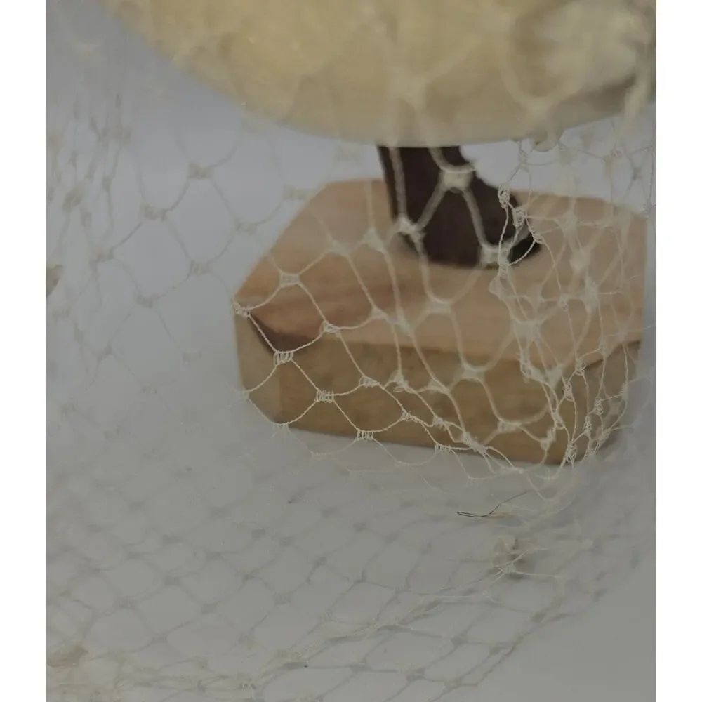 Eric Javits VTG Ladies Hat With Lace Vintage Great Pre Loved Condition - Picture 2 of 14